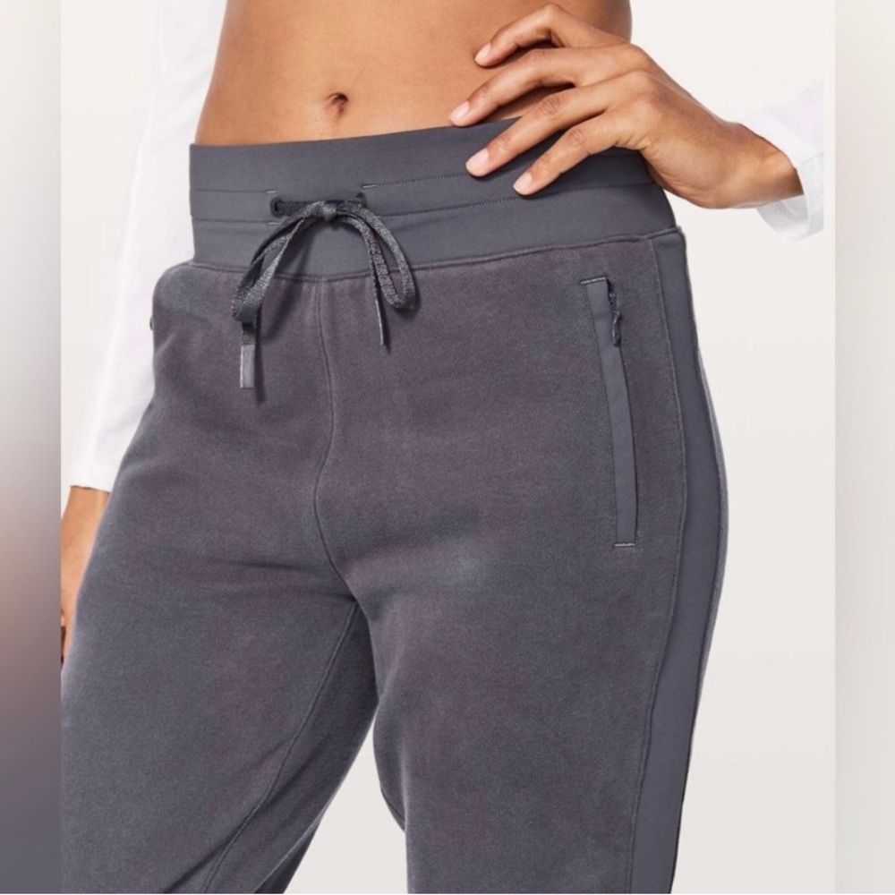 Lululemon Get Going Jogger Pants Size 6 LW5ASGS High Waisted Sweatpants Grey - Picture 2 of 10